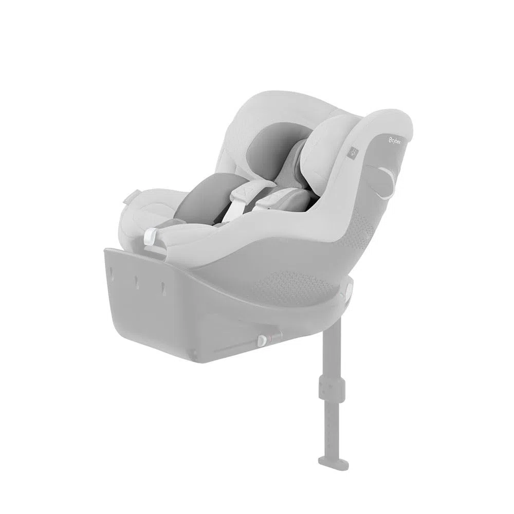 CYBEX Gold Kinder-Autositz Sirona Gi i-Size Plus inkl. Neugeboreneneinlage und Base, Ab ca. 0 bis 4 Jahre, Max. 20 kg, 40 - 105 cm, Stone Grey