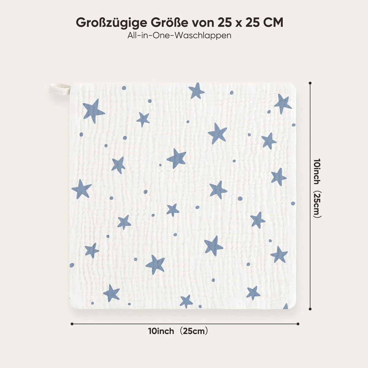Bearmoss Baby Musselin Waschlappen Moltontücher 100% Baumwolle Weiche Spucktücher Baby,Atmungsaktiv und Extrem Saugfähig Musselin Tuch für Saugstark Mulltücher 12 Stück 25 x25cm (Blaugrün)