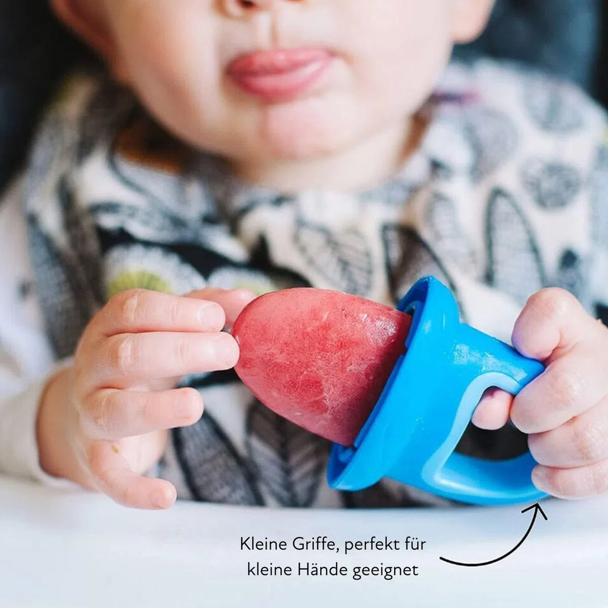 Nuby - Eisformen - Eis am Stiel für Babys und Kleinkinder - Schnullerformen in bunten Farben zum entfrieren - 6+ Monate