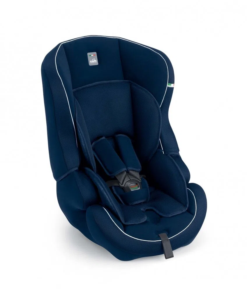 Kindersitz Travel Evolution (9-36 kg) Motiv Blau/Weiße Nähte