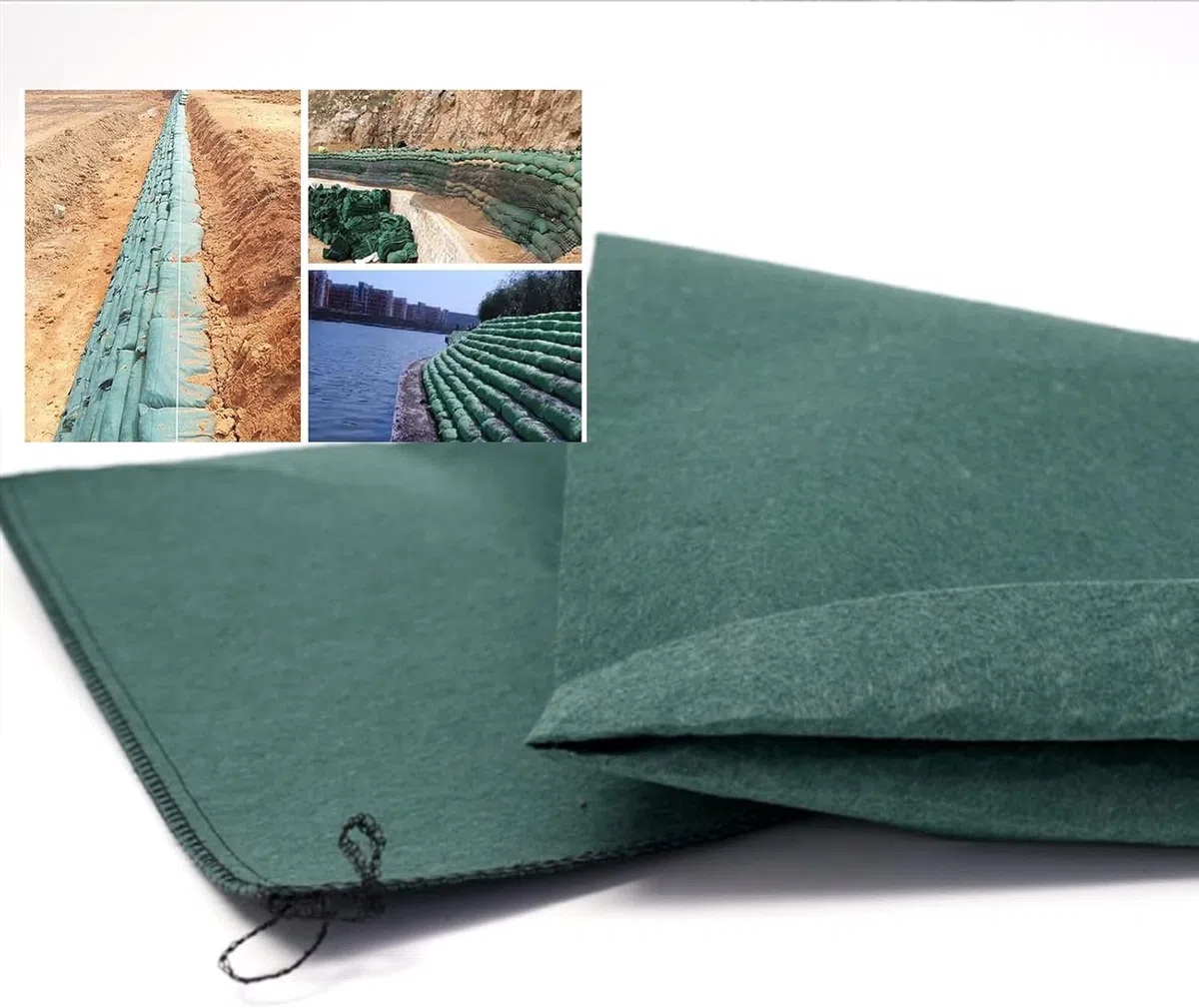 Barriere-Hochwasserschutz, reißfestes PP-Material für Flusswassermanagement, robuste Lösung für Hochwasserschutz und Erosionsprävention