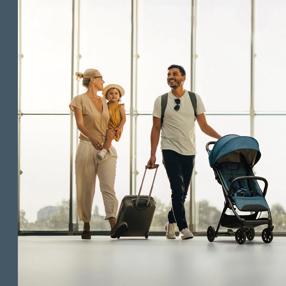 Inglesina Quid² Kinderwagen, leicht, bis 22 kg, kompakt und leicht, ideal für Flugzeuge, Alpaca Beige