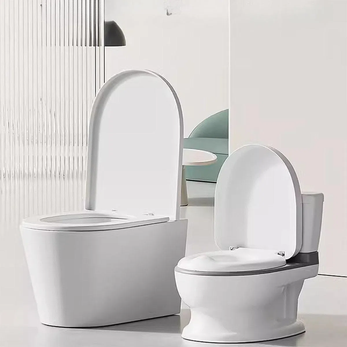 Almencla Babytöpfchen, Realistische Babytoilette, Echtes Töpfchen, Realistische Toilette, Abnehmbarer Töpfchentopf, Ids, Töpfchenstuhl für Kleinkinder,