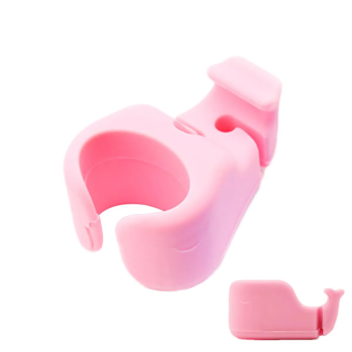 Lüfterklemme - kleine Kettenklemme | Ständer, 10 cm 180 g (1 Stück) multifunktionale Kühlklemme mit Silikon-Trockner, Kinderwagen-Seitenhalterung, Regenschirm | wesentlich
