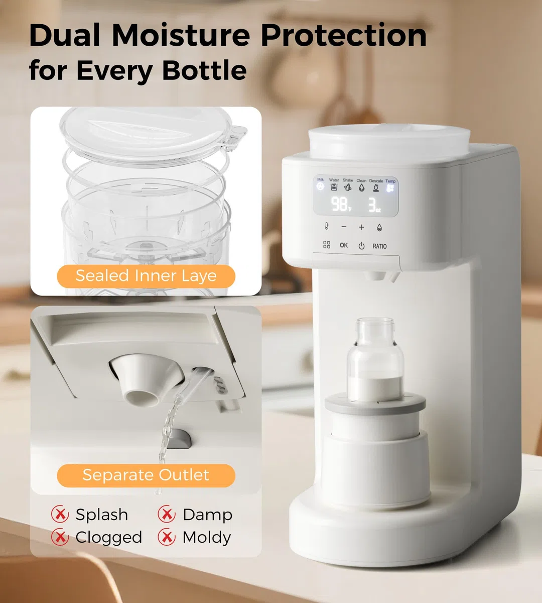HEYAXA Advanced Formula Dispenser Machine (White)