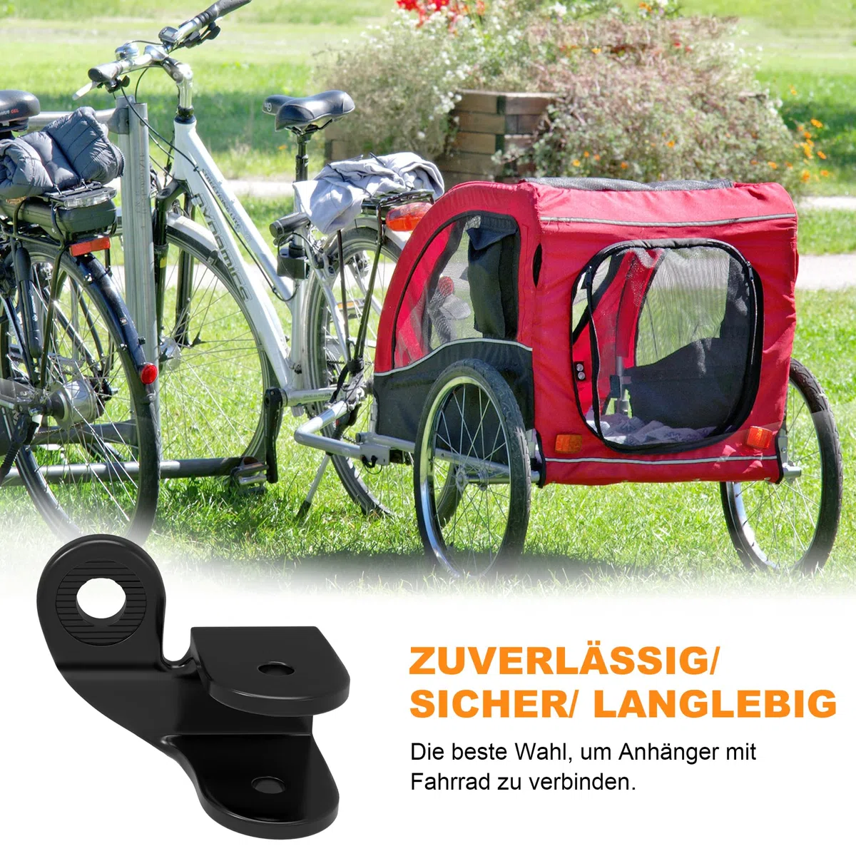 Fahrradanhänger Kupplung für Anhänger, Kupplung Fahrradanhänger für Anhänger, Fahrrad Kupplung für Anhänger