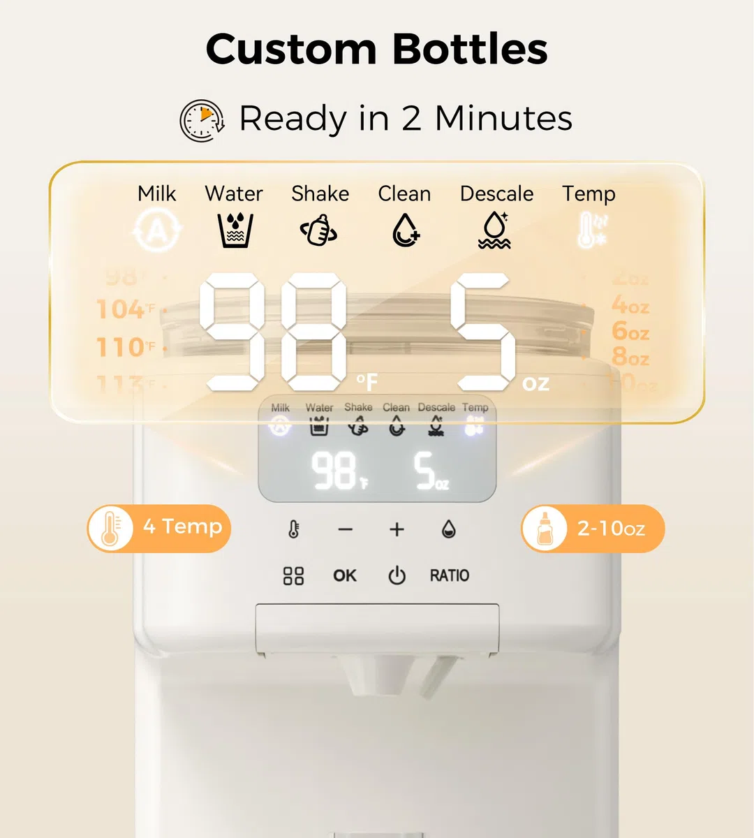 HEYAXA Advanced Formula Dispenser Machine (White)