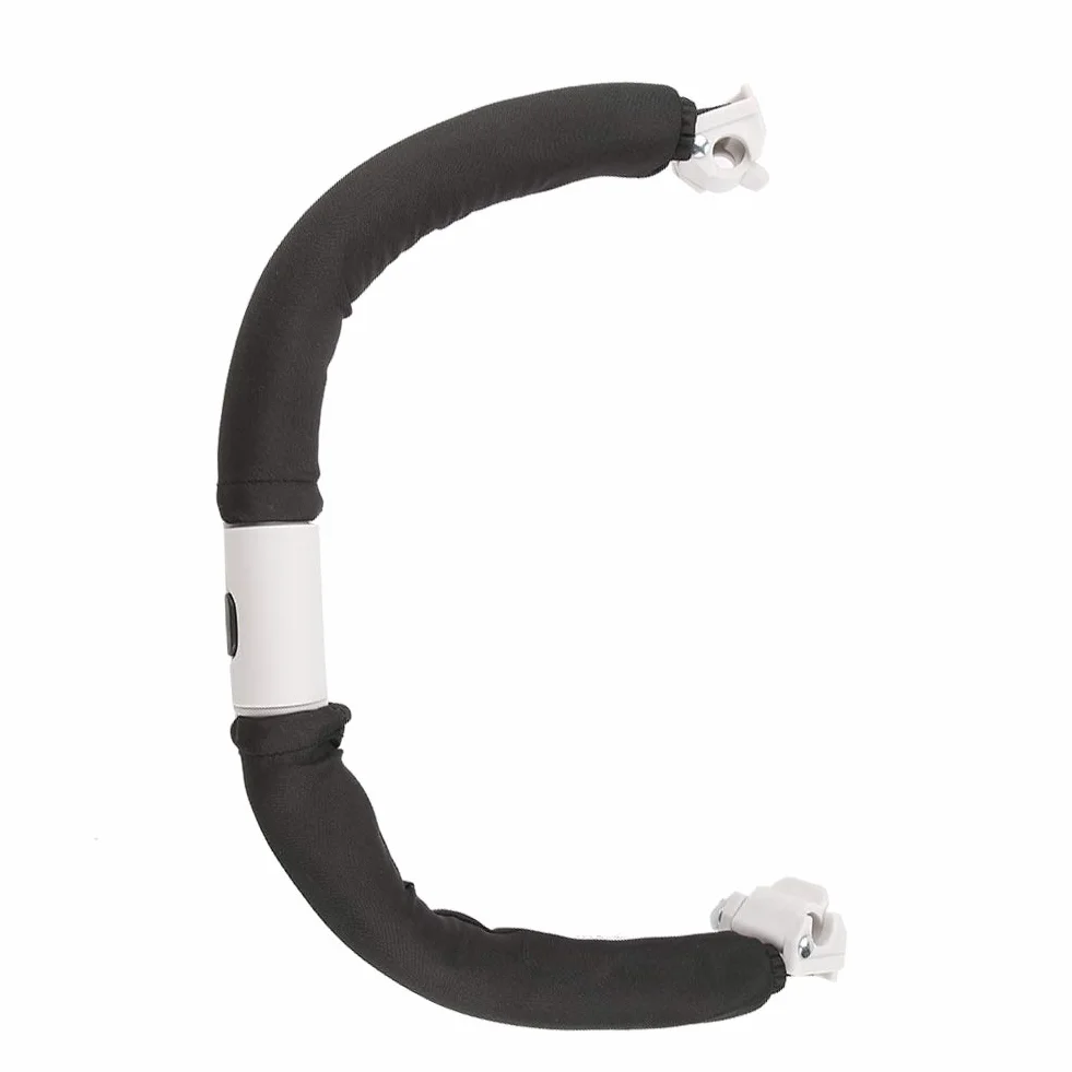 Abnehmbarer Kinderwagen-Sicherheitsbügel,Regenschirm, Kinderwagen, Bumper, Universal, verstellbar, für Babys, Kinderwagen, Lenker, Armlehne, Bumper Bar, schwarz (schwarz)