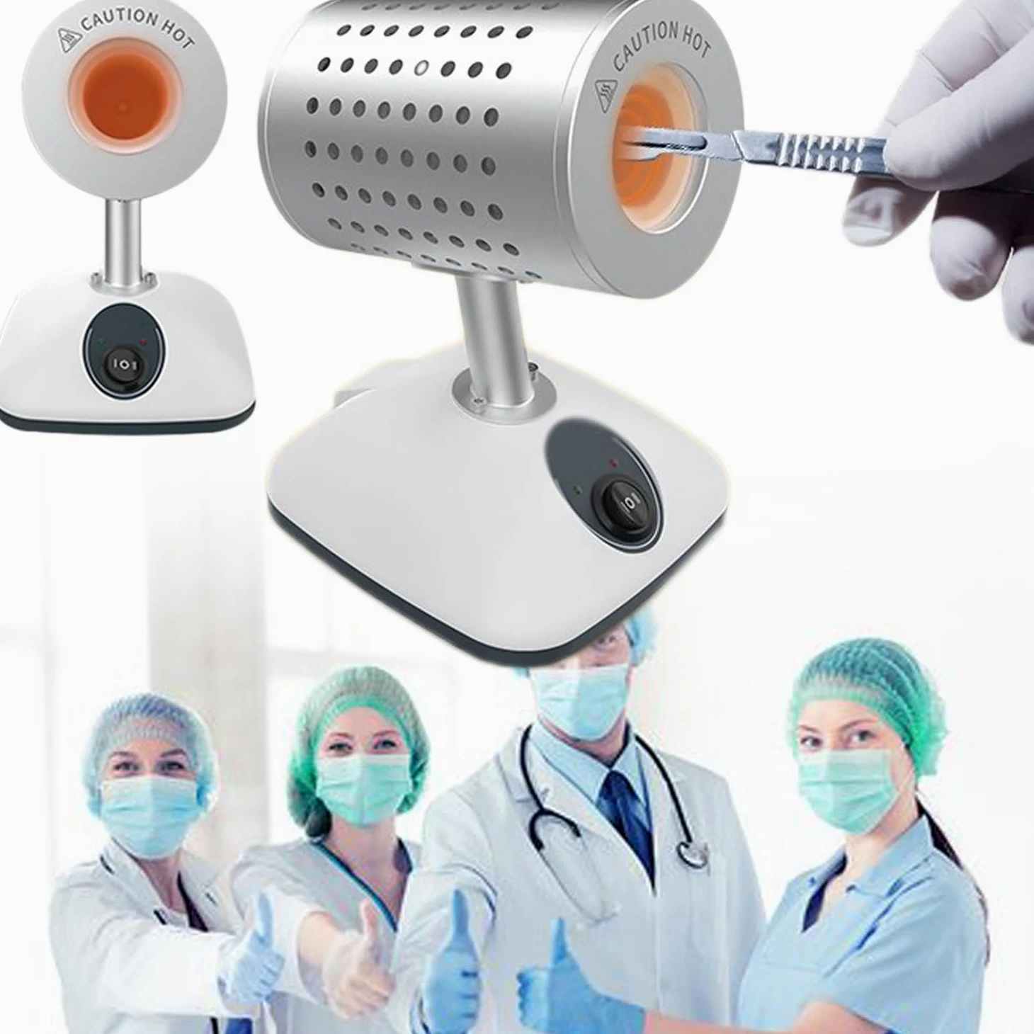 Infrarot Skalpell Sterilisator Autoklav - Effizientes Instrument für Mykologie mit präziser Temperaturregelung bis zu 825°C - Ideal für Impfschleifensterilisation