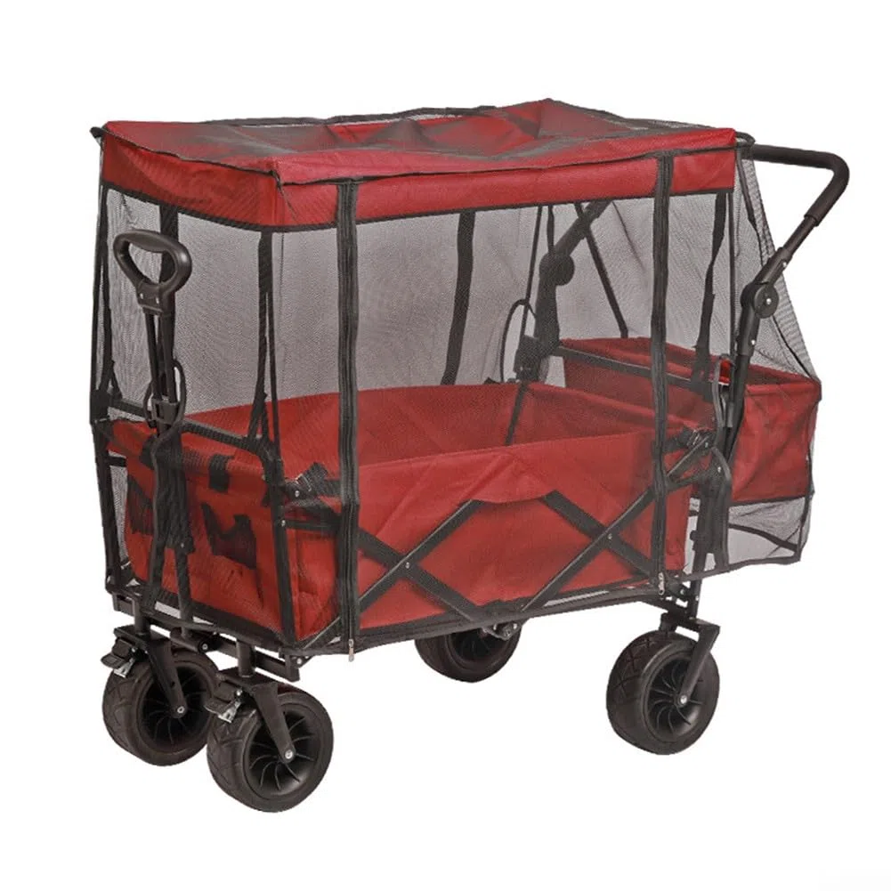 Faltbares Moskitonetz für den Außenbereich, Strandkinderwagen & Regenschirm, Premium-Insektenschutzabdeckung für Familienreisen, Camping & Outdoor-Abenteuer