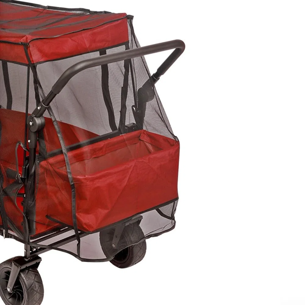 Faltbares Moskitonetz für den Außenbereich, Strandkinderwagen & Regenschirm, Premium-Insektenschutzabdeckung für Familienreisen, Camping & Outdoor-Abenteuer