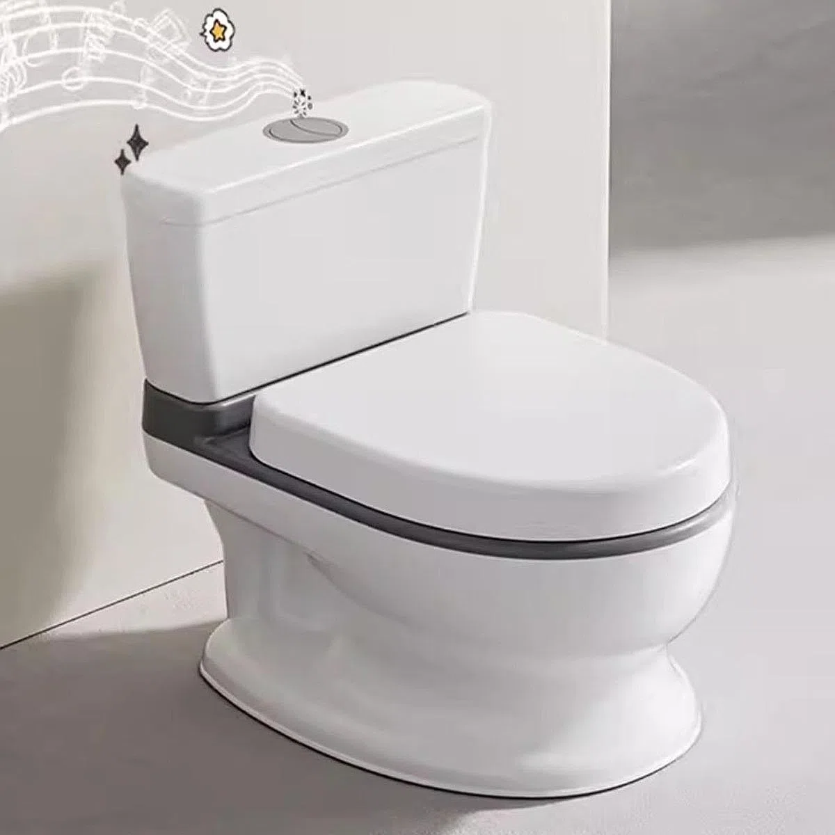 Almencla Babytöpfchen, Realistische Babytoilette, Echtes Töpfchen, Realistische Toilette, Abnehmbarer Töpfchentopf, Ids, Töpfchenstuhl für Kleinkinder,