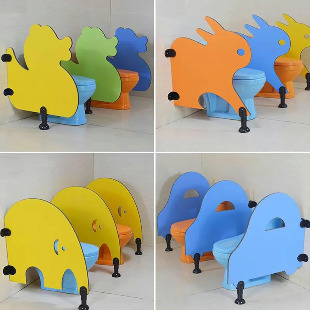 Urinal-Trennwand für Kinder, Kindergarten Toilettenteil für Privatsphäre, Urinal-Schallwand für verbesserte separate Kinder-Badezimmer für verbesserte Hygiene und T
