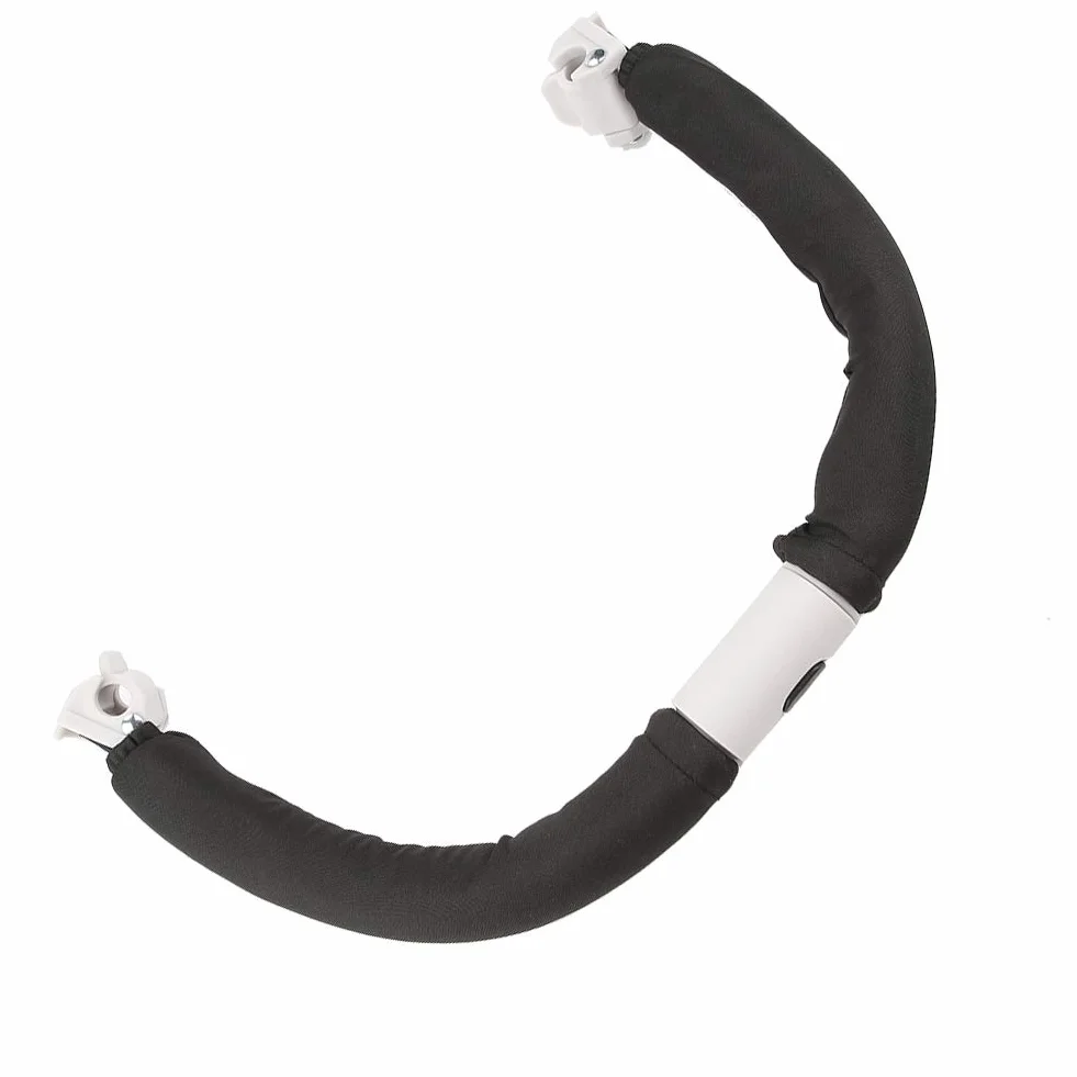 Abnehmbarer Kinderwagen-Sicherheitsbügel,Regenschirm, Kinderwagen, Bumper, Universal, verstellbar, für Babys, Kinderwagen, Lenker, Armlehne, Bumper Bar, schwarz (schwarz)