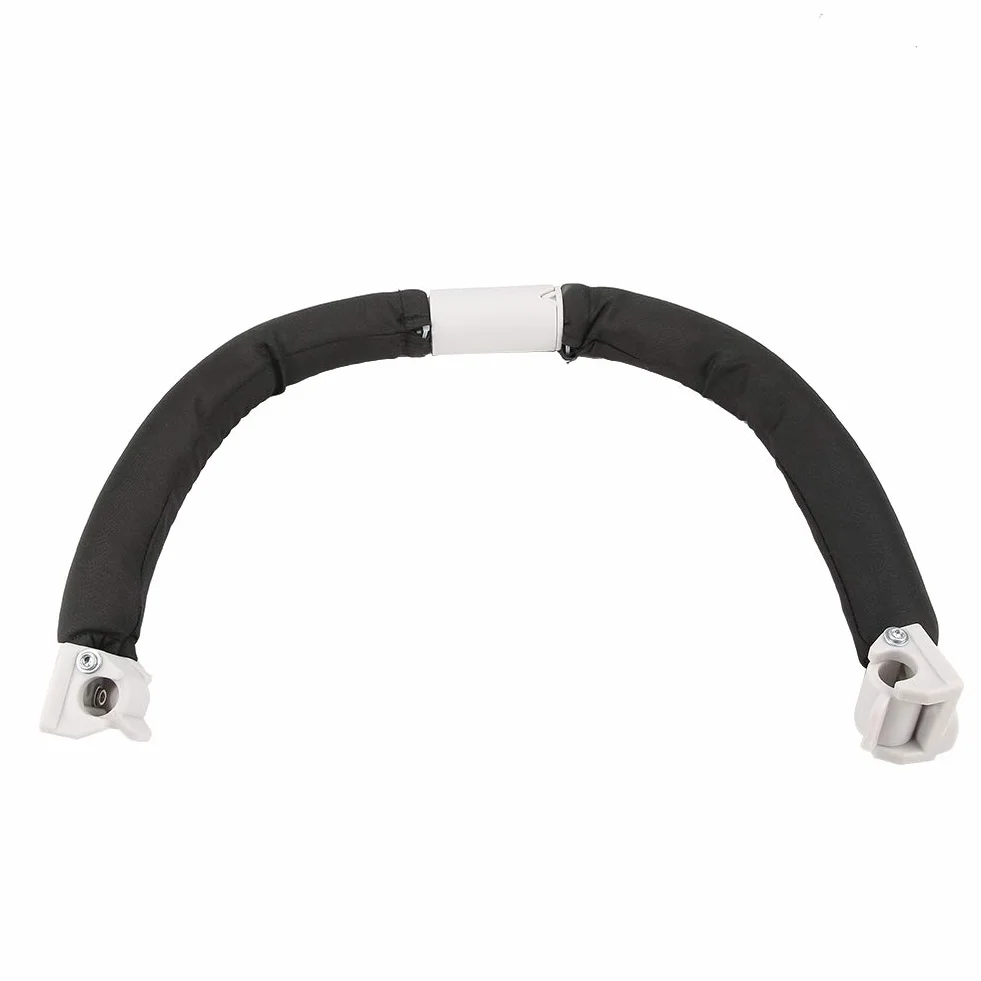 Abnehmbarer Kinderwagen-Sicherheitsbügel,Regenschirm, Kinderwagen, Bumper, Universal, verstellbar, für Babys, Kinderwagen, Lenker, Armlehne, Bumper Bar, schwarz (schwarz)
