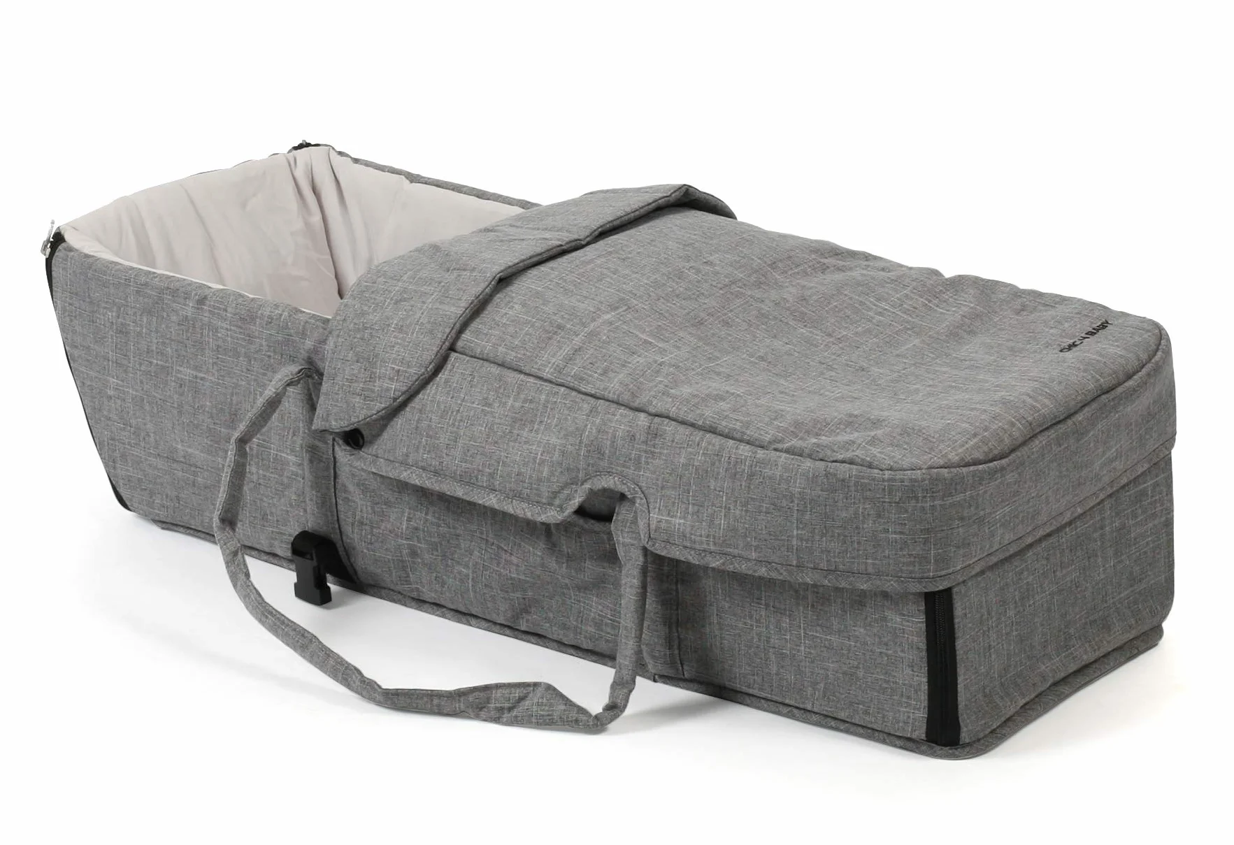 CHIC 4 BABY - Geschwisterwagen DUO mit Tragetasche und Regenschutz, Geschwisterkinderwagen für zwei Kinder, Zwillingswagen, Zwillingsbuggy, Tandemkinderwagen, Tandembuggy, Kinderwagen, Jeans grau