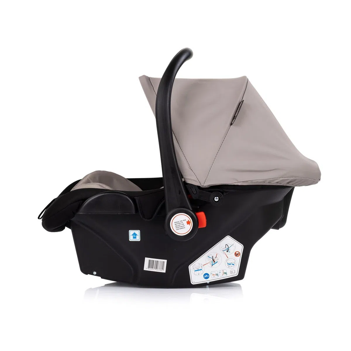 Chipolino Set Babyschale Isofix-Basisstation Amore i-Size Gruppe 0+ (0-13 kg) braun