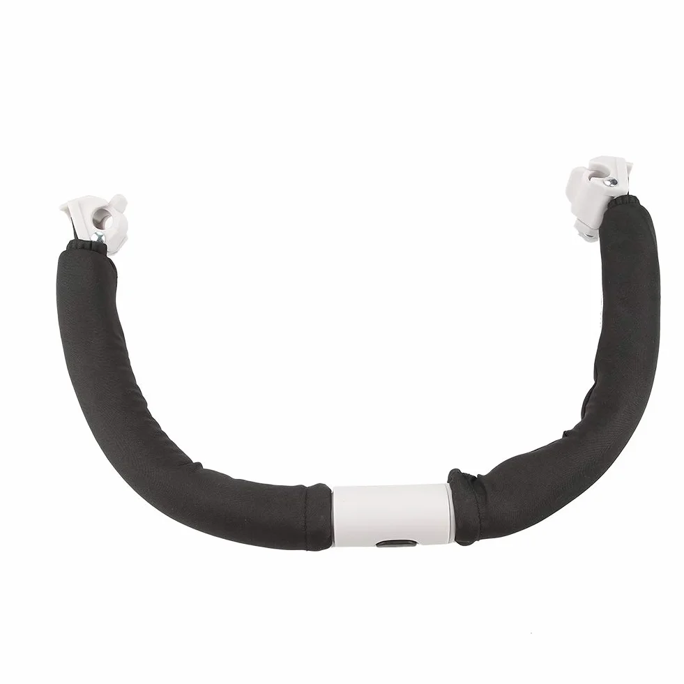Abnehmbarer Kinderwagen-Sicherheitsbügel,Regenschirm, Kinderwagen, Bumper, Universal, verstellbar, für Babys, Kinderwagen, Lenker, Armlehne, Bumper Bar, schwarz (schwarz)