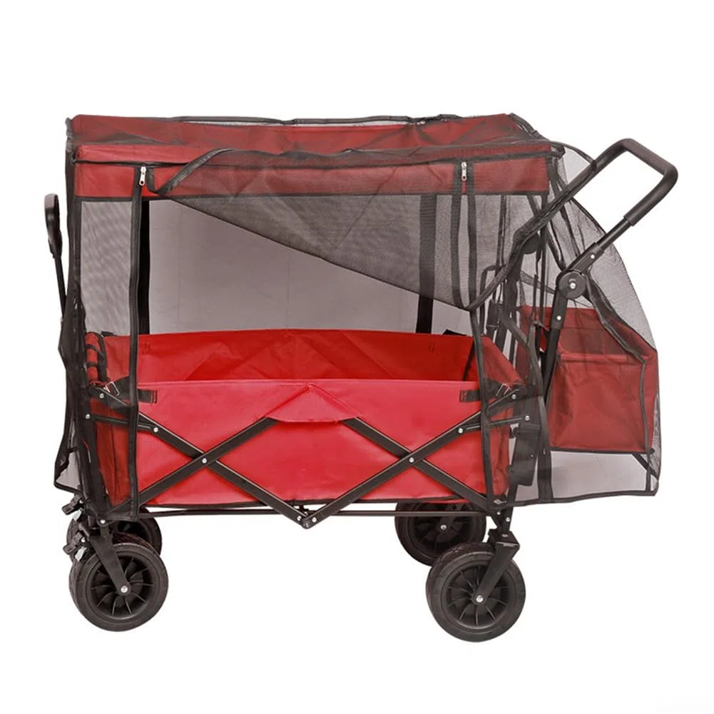 Faltbares Moskitonetz für den Außenbereich, Strandkinderwagen & Regenschirm, Premium-Insektenschutzabdeckung für Familienreisen, Camping & Outdoor-Abenteuer