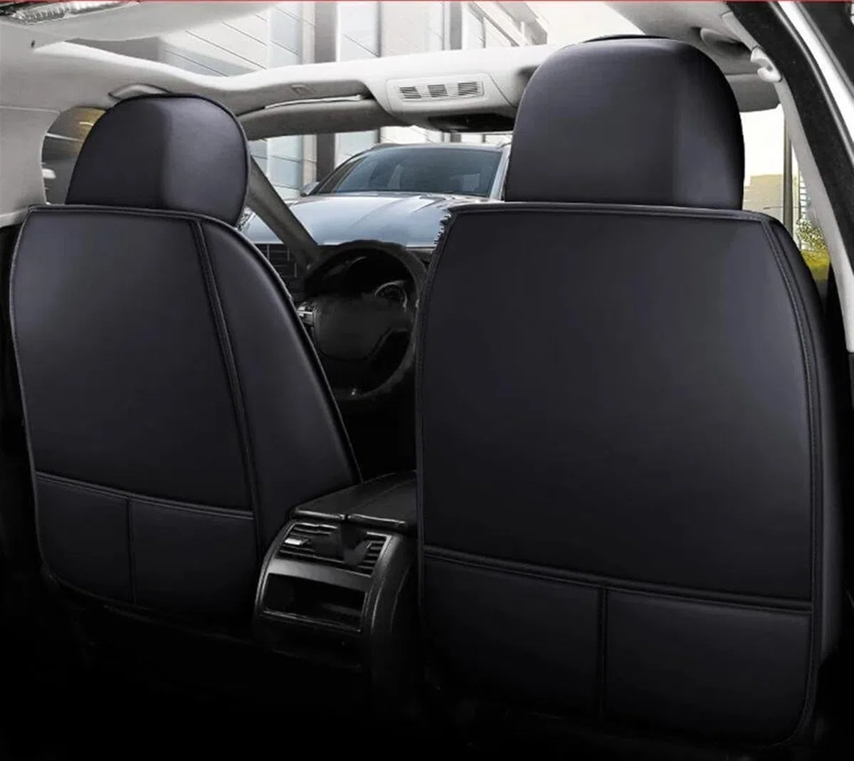 Autositzbezug Autositzbezug-Sets für Nissan für Tiida für Sitzbezüge Autozubehör Innenraum Autositzbezug Komplettset vorne und hinten(6)