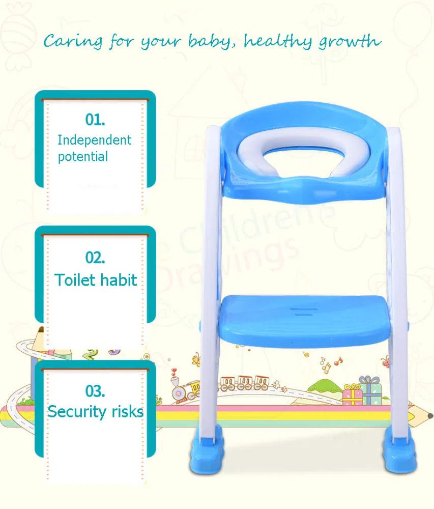 Topfchen Sitz Fir Kinder, Töpfchen-Toilettensitz-Baby-Kleinkind-Kinder-Toiletten-Trainer Mit Trittleiter Für Jungen Und Mädchen,Green-Cushion