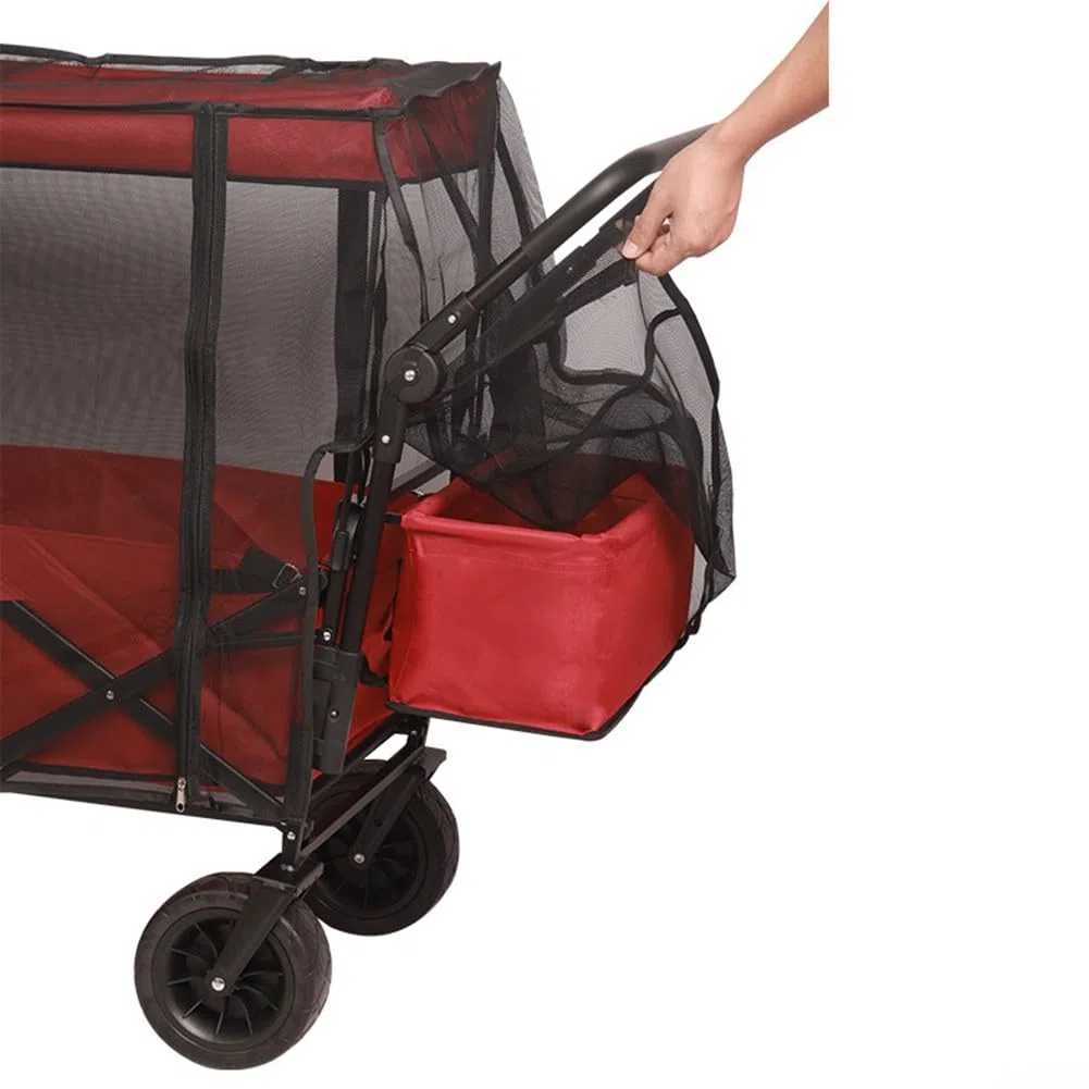 Faltbares Moskitonetz für den Außenbereich, Strandkinderwagen & Regenschirm, Premium-Insektenschutzabdeckung für Familienreisen, Camping & Outdoor-Abenteuer